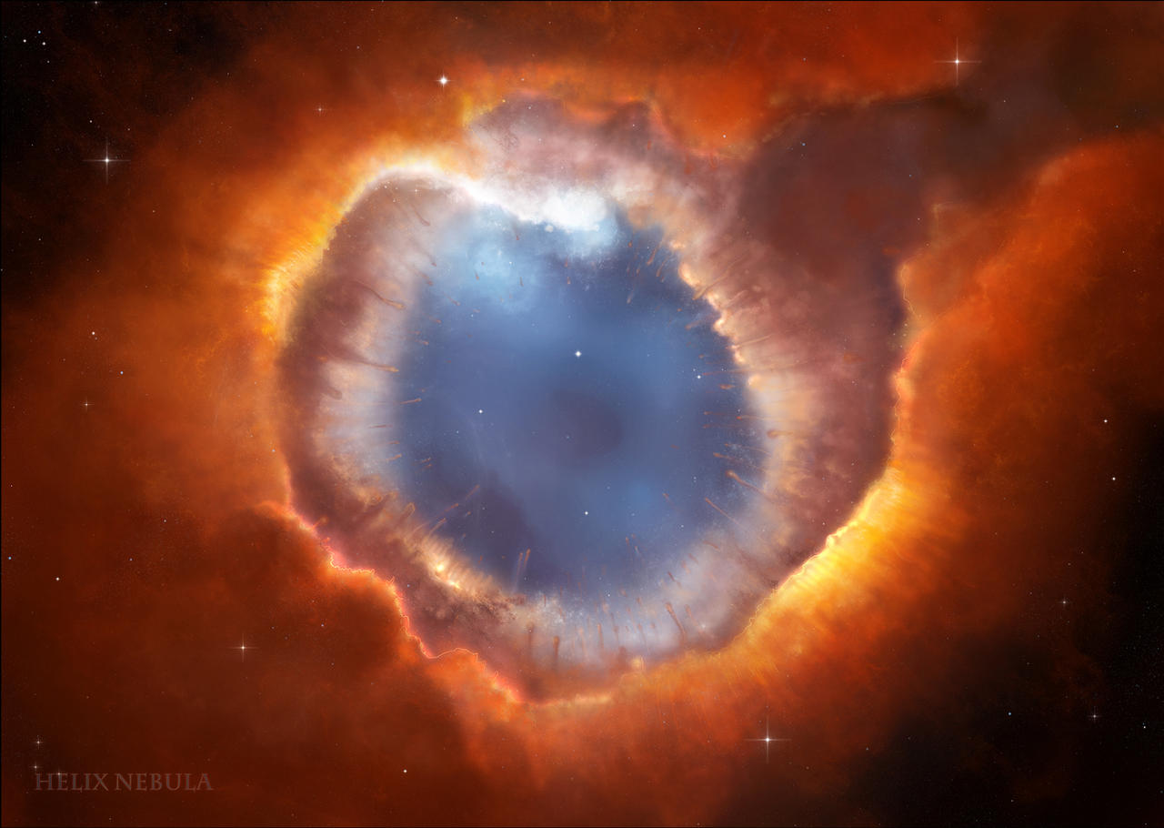 Helix Nebula by AverrisVis on DeviantArt