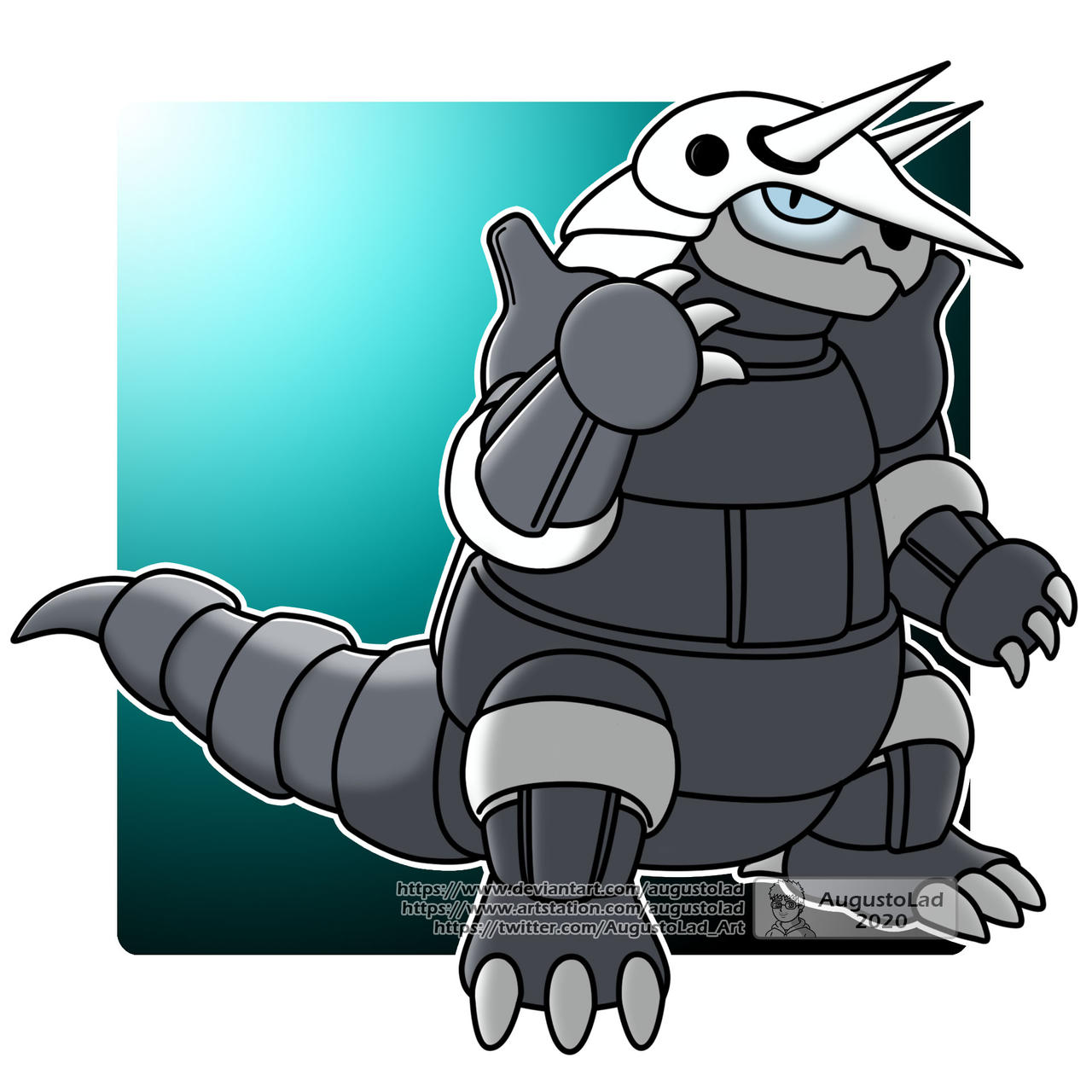 Pokemon - Aggron by AugustoLad on DeviantArt