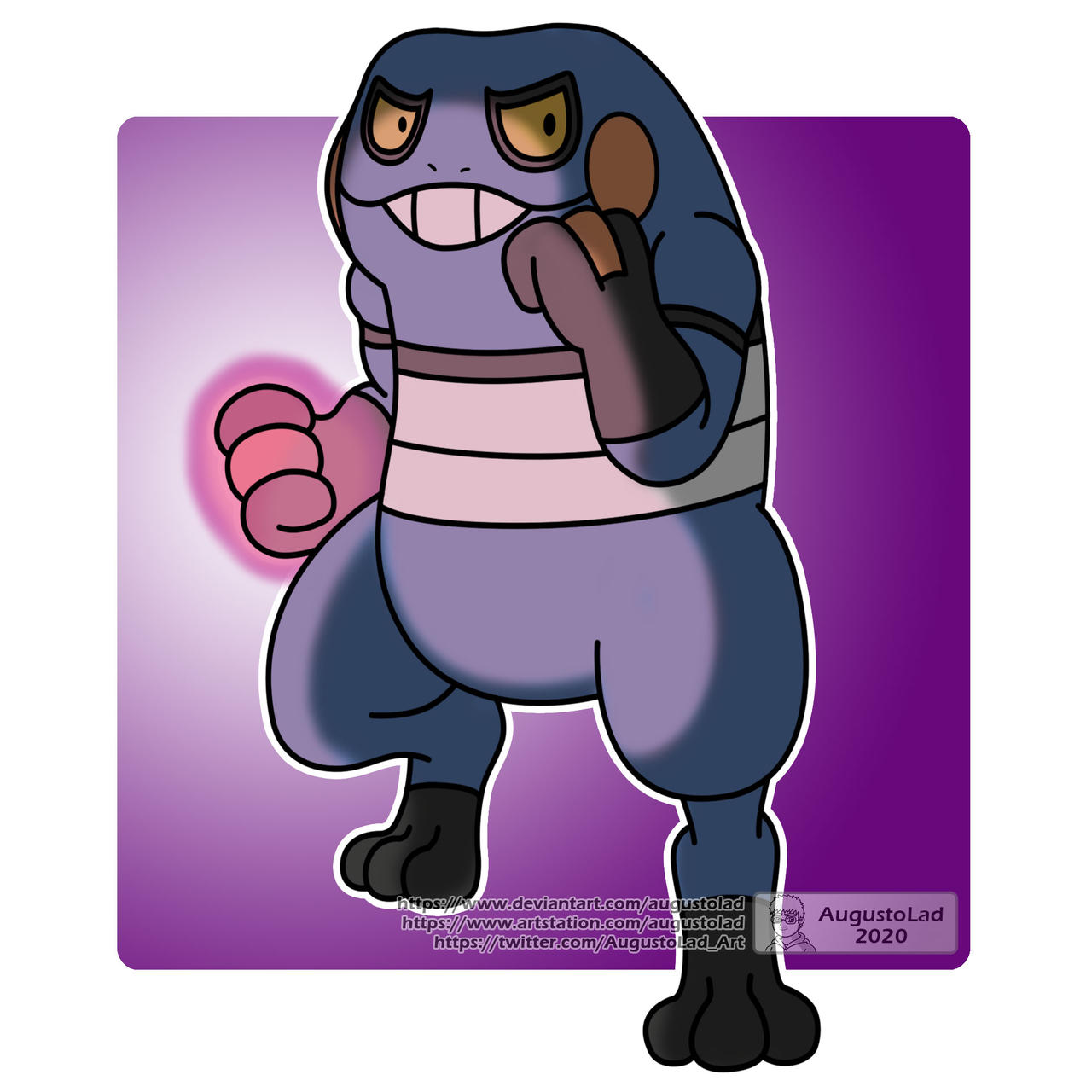 Croagunk Rumble Pokemon - Croagunk by AugustoLad on DeviantArt