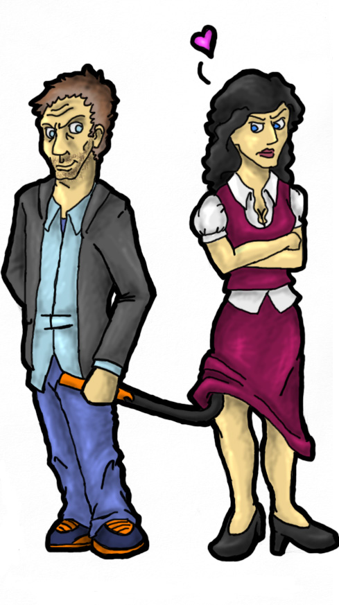 House, Cuddy and a Cane