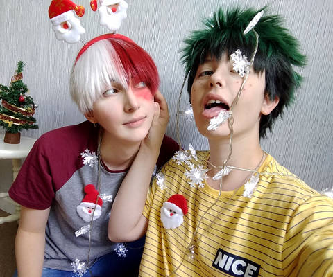 TodoDeku cosplay from Boku no hero Academia