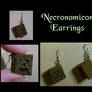 Necronomicon Earrings