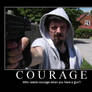 Courage Motivational Poster