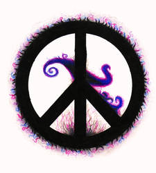 peace -with glow-