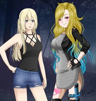 Fairy Tail Collab - Nina and Hikari