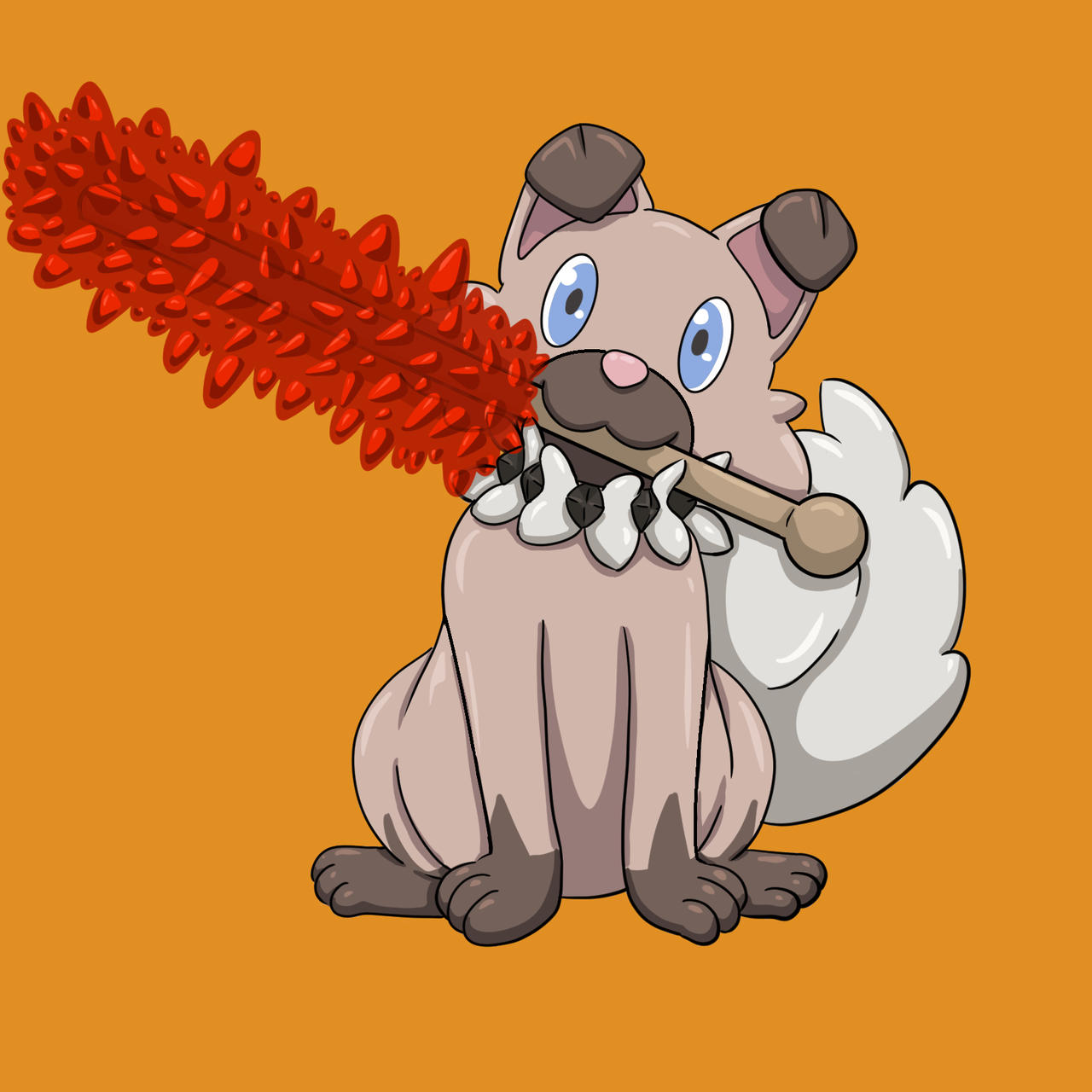 Rock Ruff Jumping Rockruff by BerBunny87 on DeviantArt