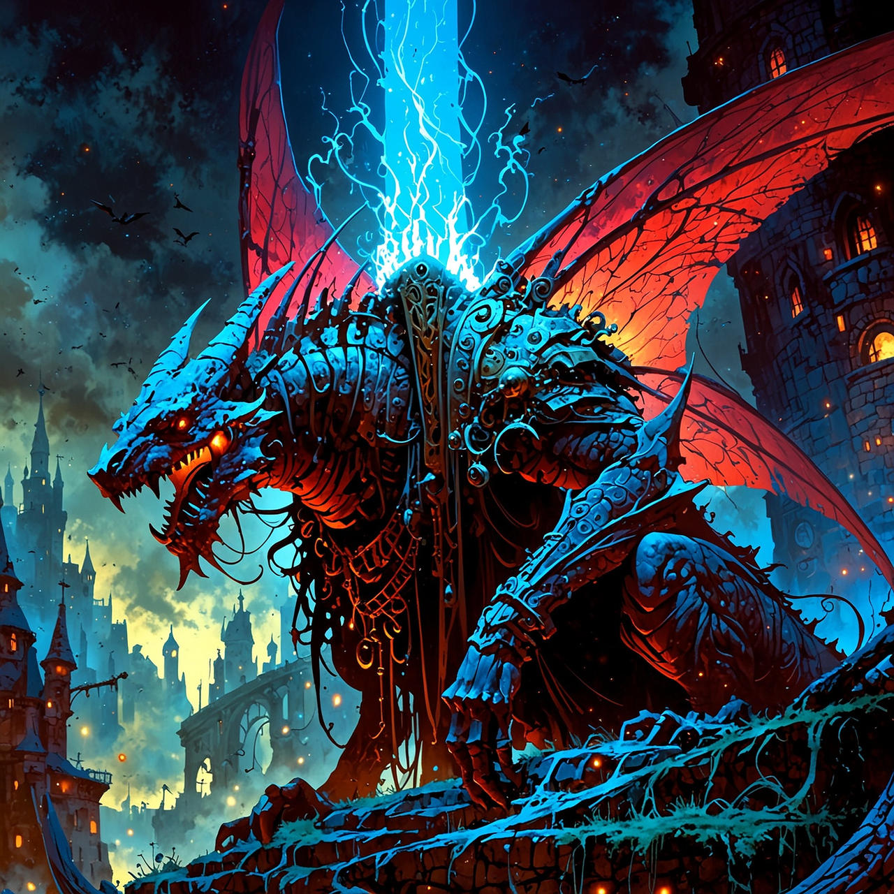 Infernal Guardian of the Night by socialgatheringstar on DeviantArt
