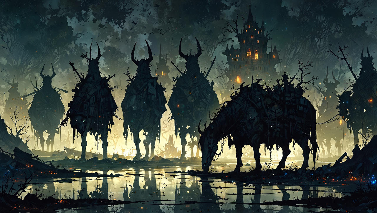 Spectral Riders' Vigil by socialgatheringstar on DeviantArt