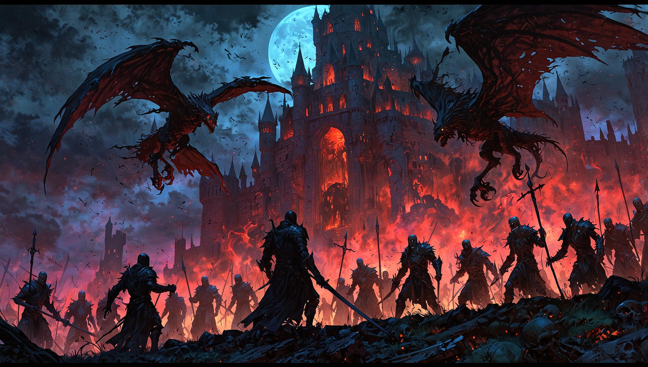 The Siege of the Infernal Keep by socialgatheringstar on DeviantArt