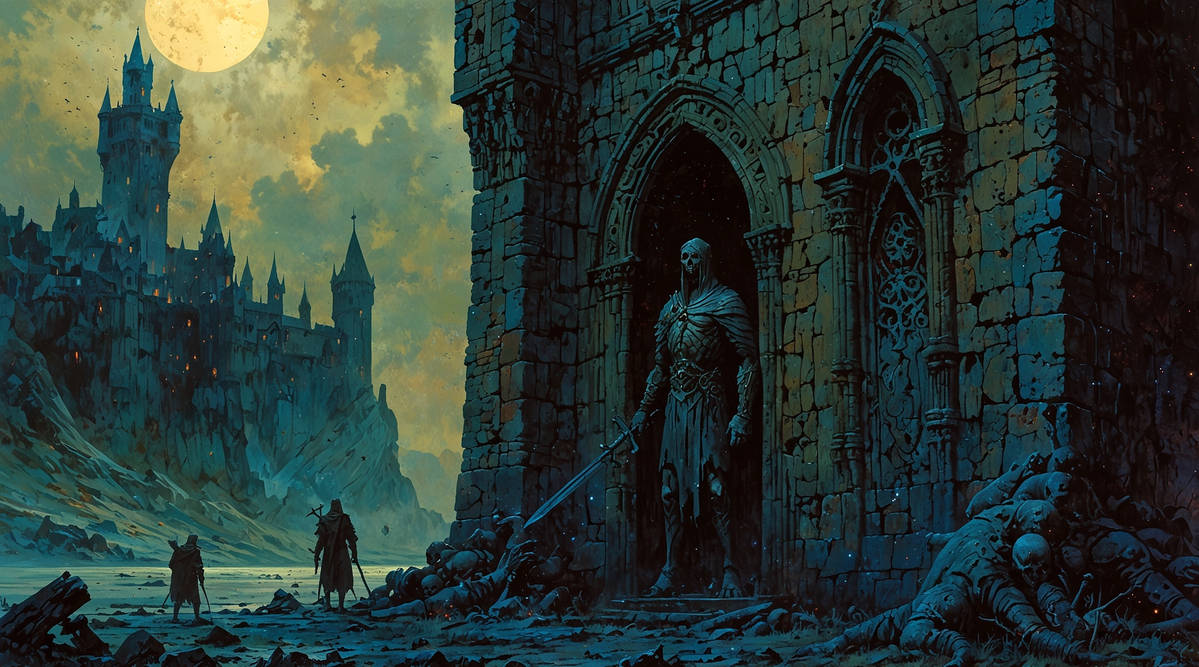 The Sentinel of Drelmor Keep by socialgatheringstar on DeviantArt