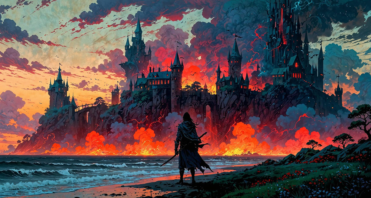 The Last Knight and the Burning Citadel by socialgatheringstar on ...
