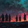 Twelve Blades March on the Burning Keep