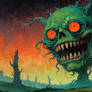 She Stands Where the Hunger Grins
