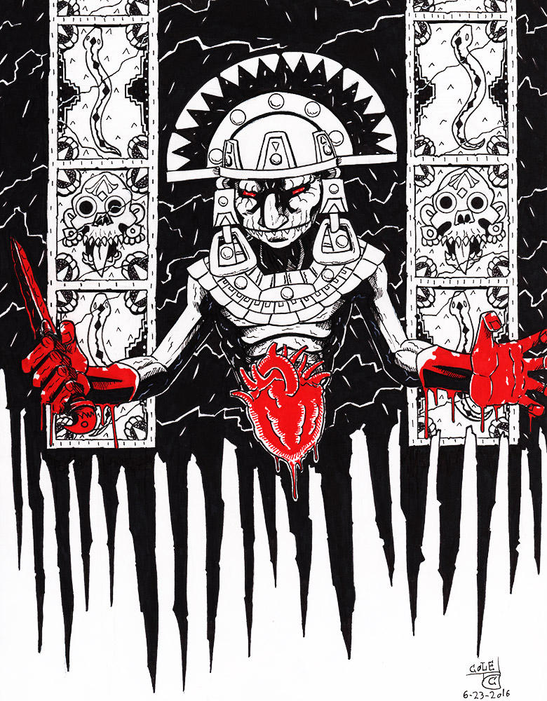 Deviantart Aztec Ritual Aztec Priest by Cole-C on DeviantArt