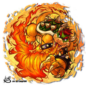 Bowser Mario Strikers Style by Lukart96