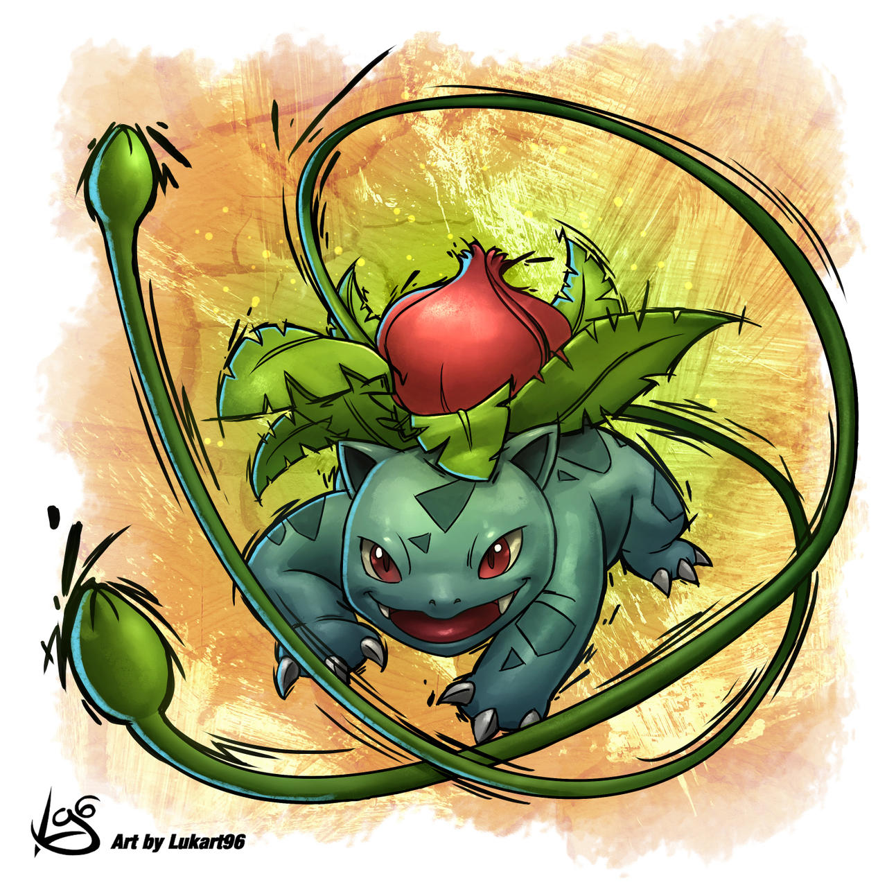 Ivysaur strikerstyle by Lukart96 by Lukart96 on DeviantArt