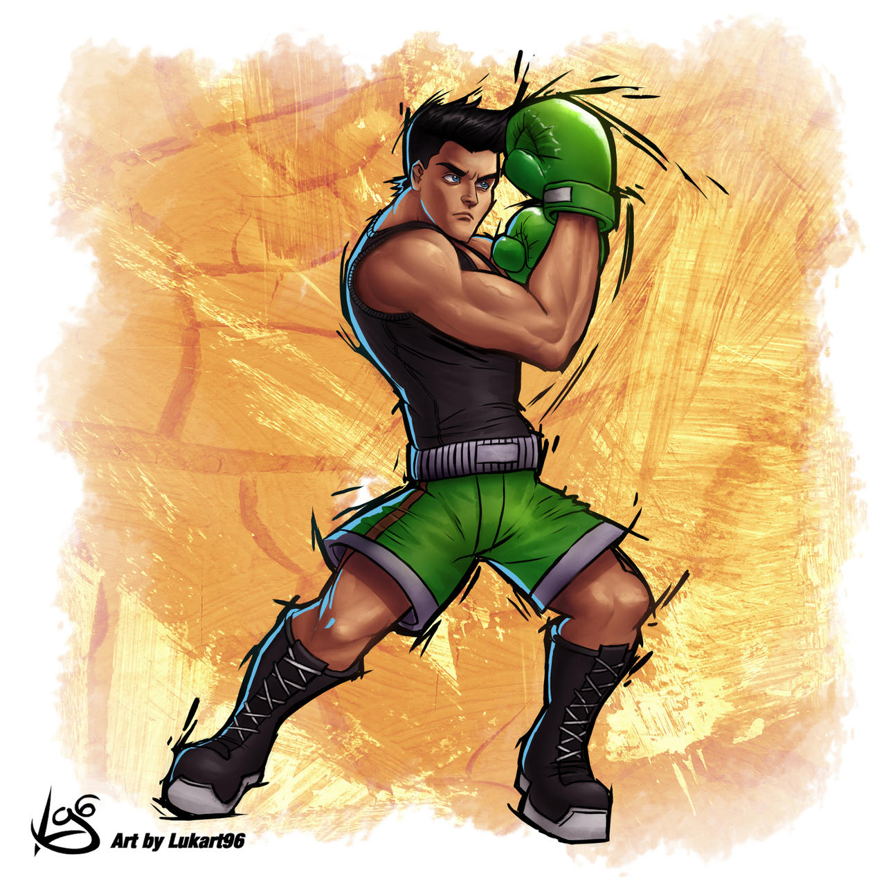 Little Mac strikerstyle by Lukart96 by Lukart96 on DeviantArt