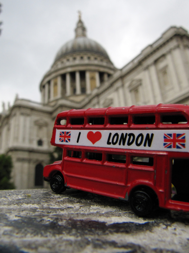 London 2011 - little red bus 4