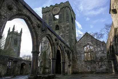 Heptonstall church and church ruin