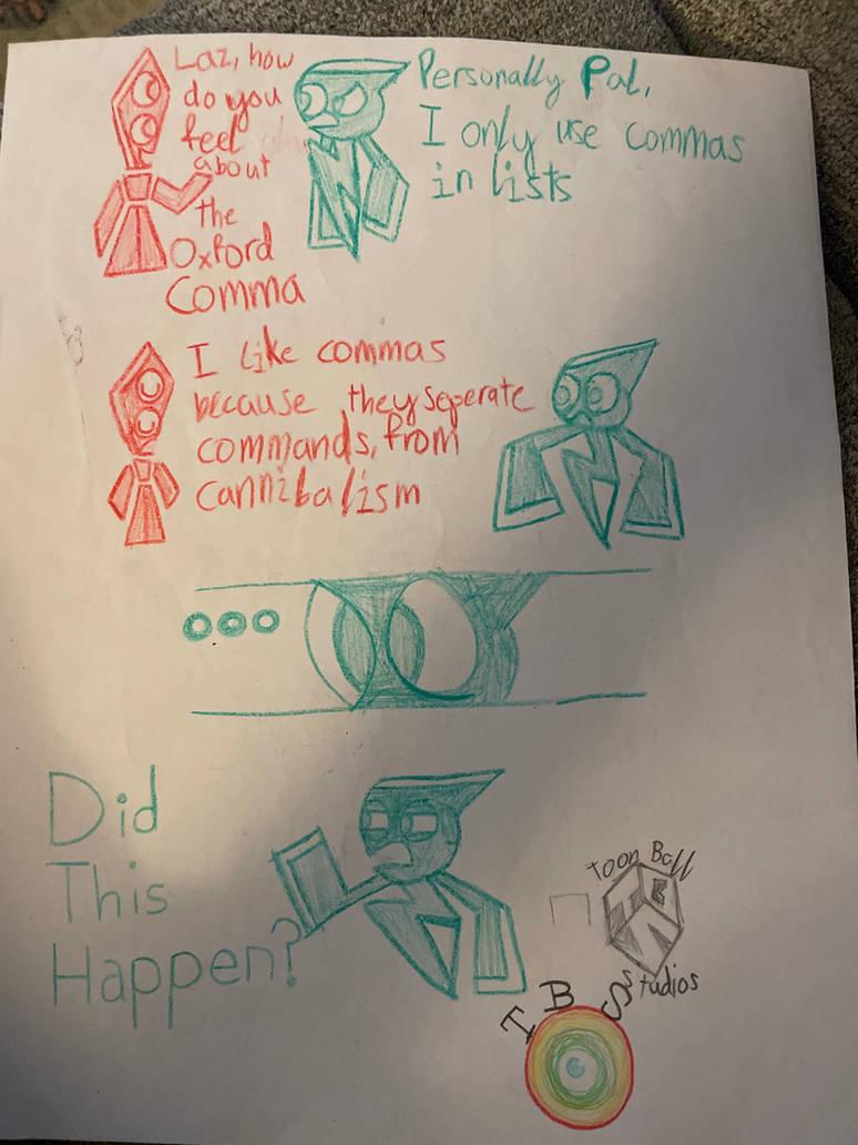 The Serial Comma by Hovercomics on DeviantArt