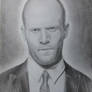 Jason Statham pencil drawing