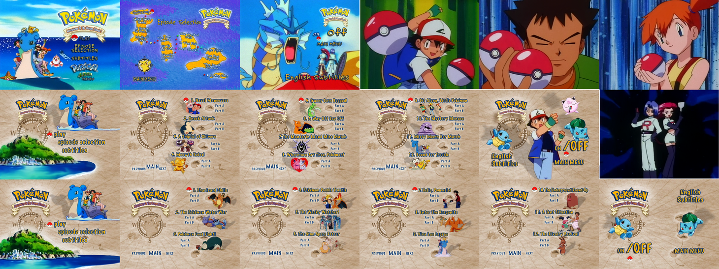 Pokemon Orange Islands DVD Box Set Menus by dakotaatokad on DeviantArt