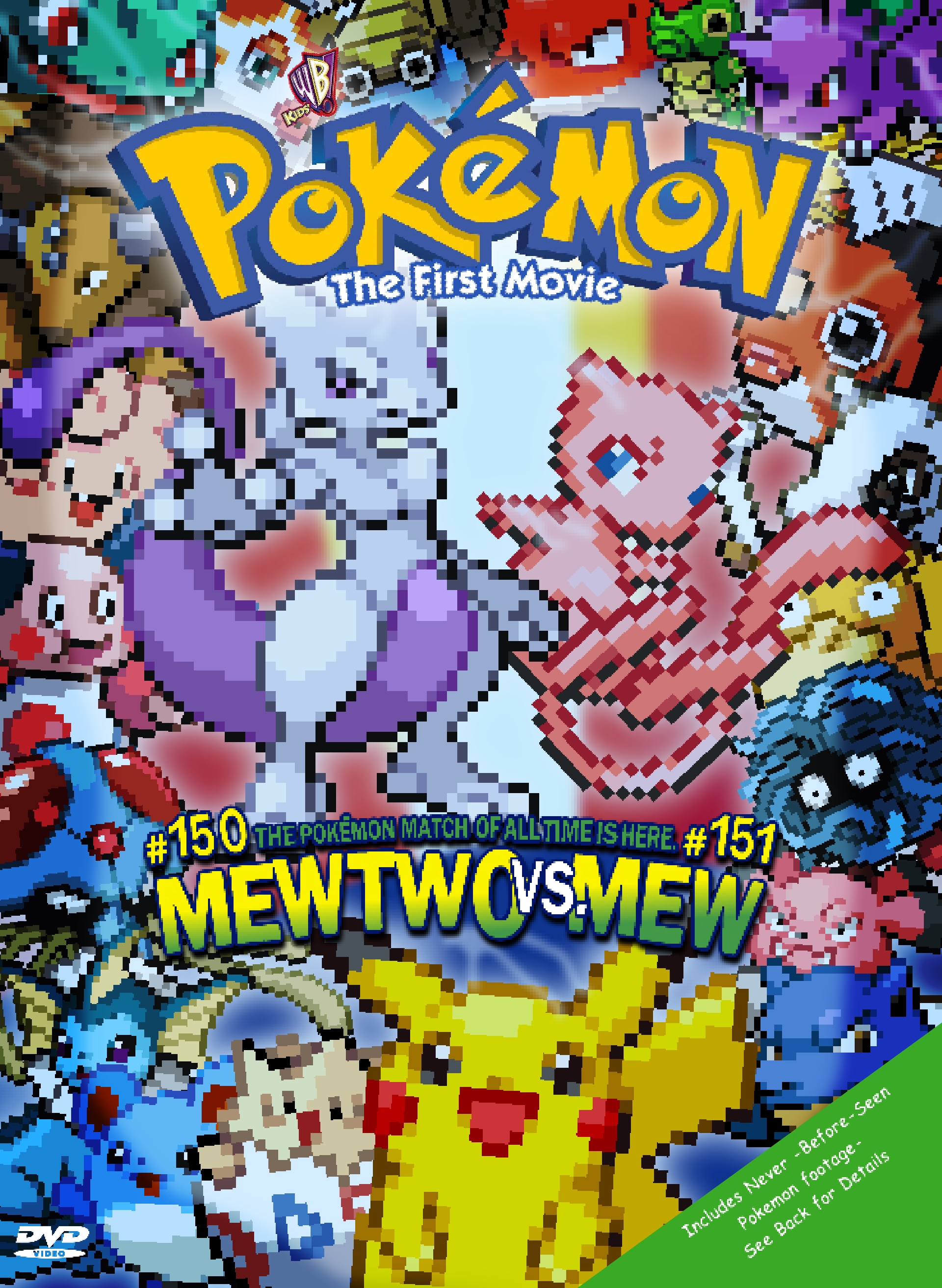 Pokemon The First Movie Pixelized Recreation