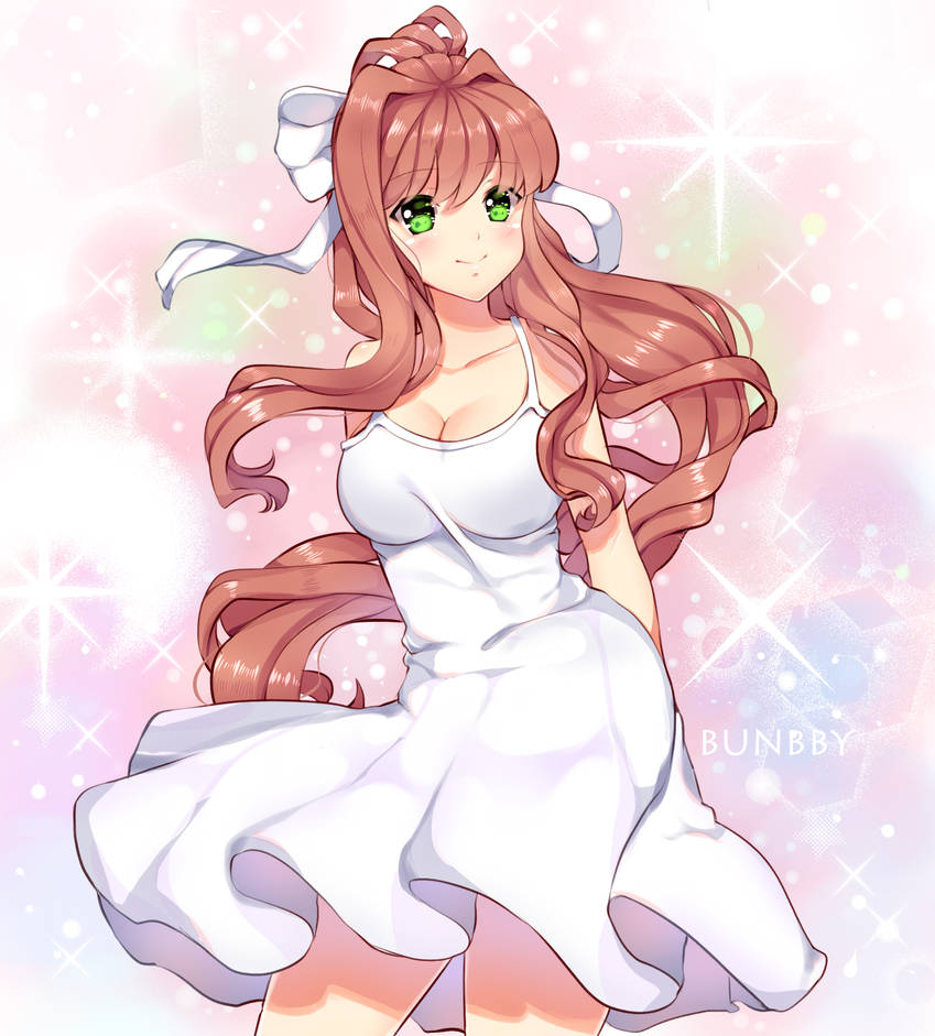 DDLC FanArt Just Monika By Bunbby On DeviantArt ddlc-fanart-just-monika-by-bunbby-on-deviantart