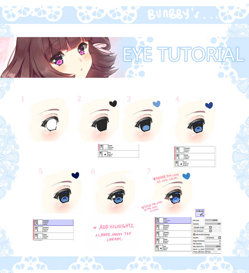 Simple Eye Tutorial by bunbby on DeviantArt