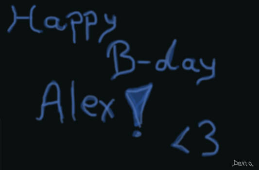 Happy B-day Alex