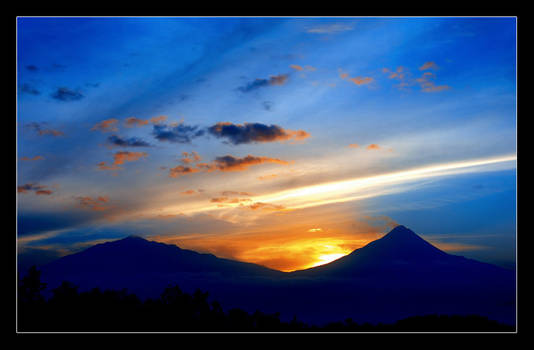 Merapi and Merbabu Mountain