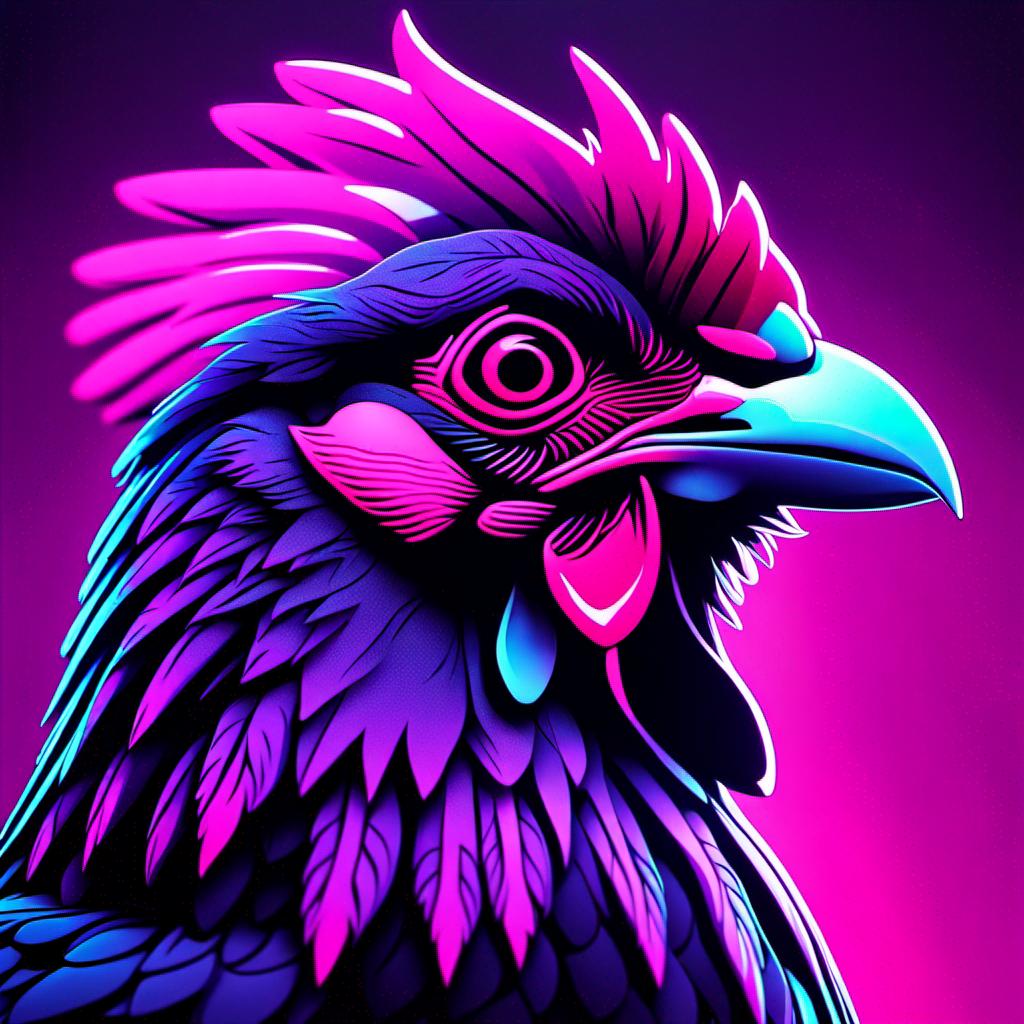 Evil Chicken Colour In Evil chicken wants to be on a poster. by AlexanderTavLin on DeviantArt
