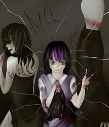 Madness .. [Jane the killer-Slenderman-Umix]