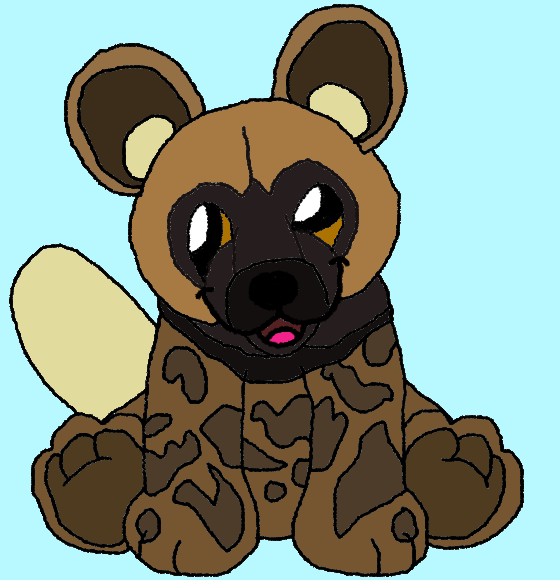 Webkinz african top wild dog