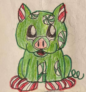 Webkinz Minty Pig Drawing