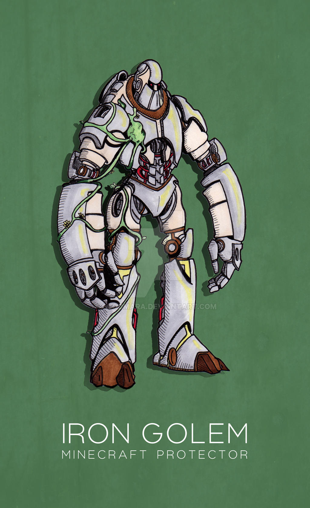 Iron Golem Poster By Gloomara On DeviantArt iron-golem-poster-by-gloomara-on-deviantart