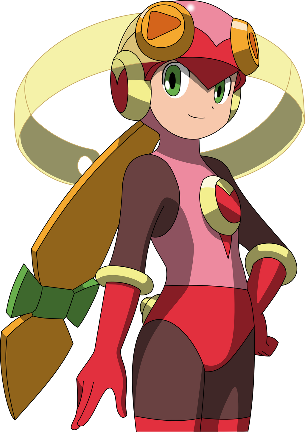 Roll.EXE Vector - EXE4.5 Navi Artwork Remake by LuigiBlood on DeviantArt