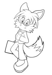 Silvester the Fox (Lineart)