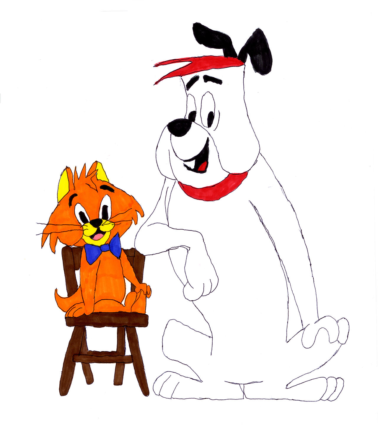 Ruff And Reddy Deviantart Hanna-Barbera Pics 01: Ruff and Reddy by Raquaelle on DeviantArt