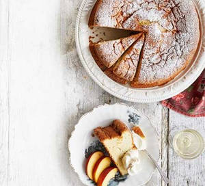 Olive Oil  Muscat Cake