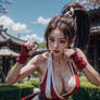 Mai Shiranui temple duel