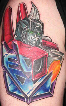 transformers starscream tattoo