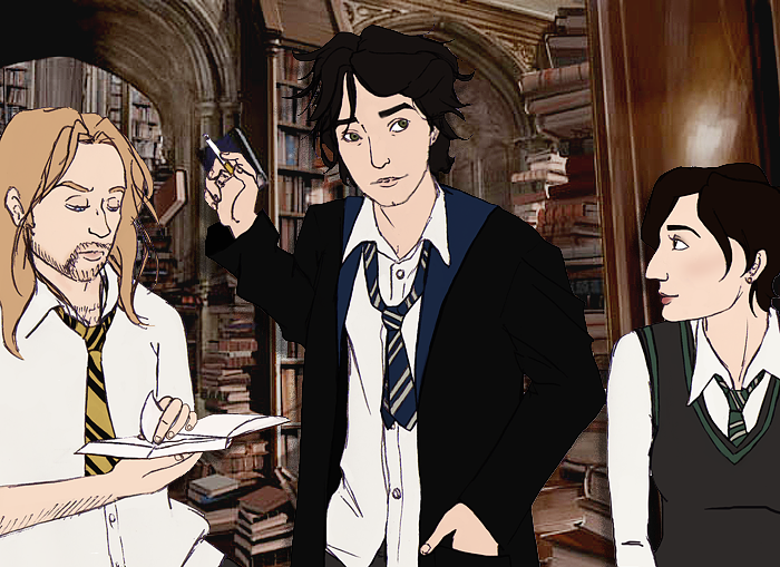 Black Books Hogwarts AU