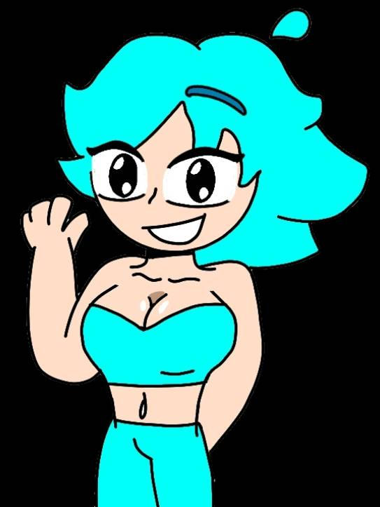 Cyan Colorblock Deviantart Humanizated Cyan by HeartyTheCardiophile on DeviantArt