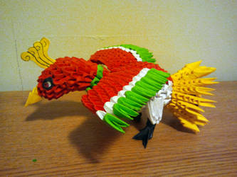 3D Origami Ho-Oh