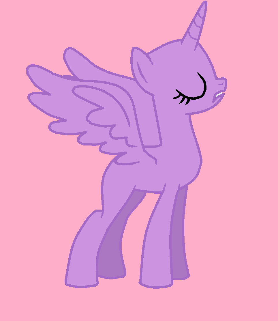 MLPFIM Princess Twilight Sparkle wings Base by FluttyDash1006 on