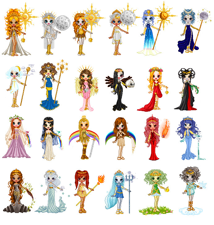 Greek Goddesses by LoveSacge on DeviantArt