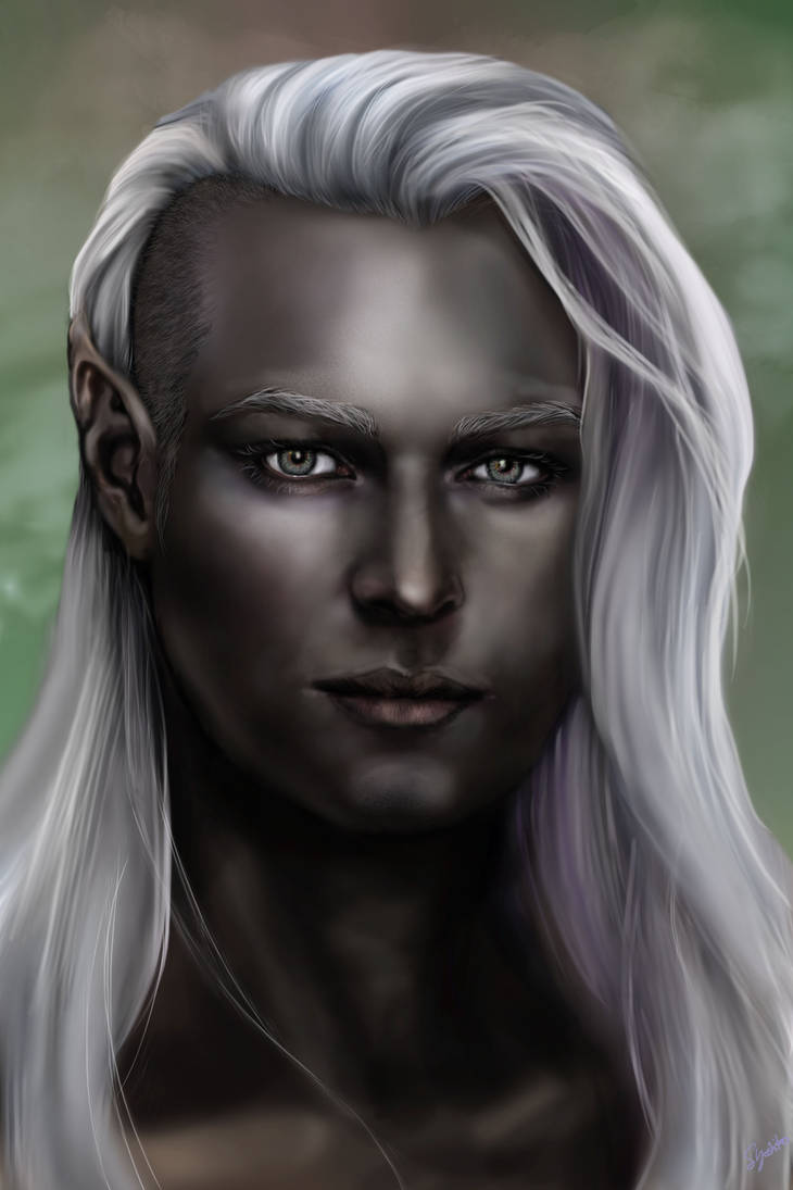Drow Portrait by SimmotoSyoshiko on DeviantArt