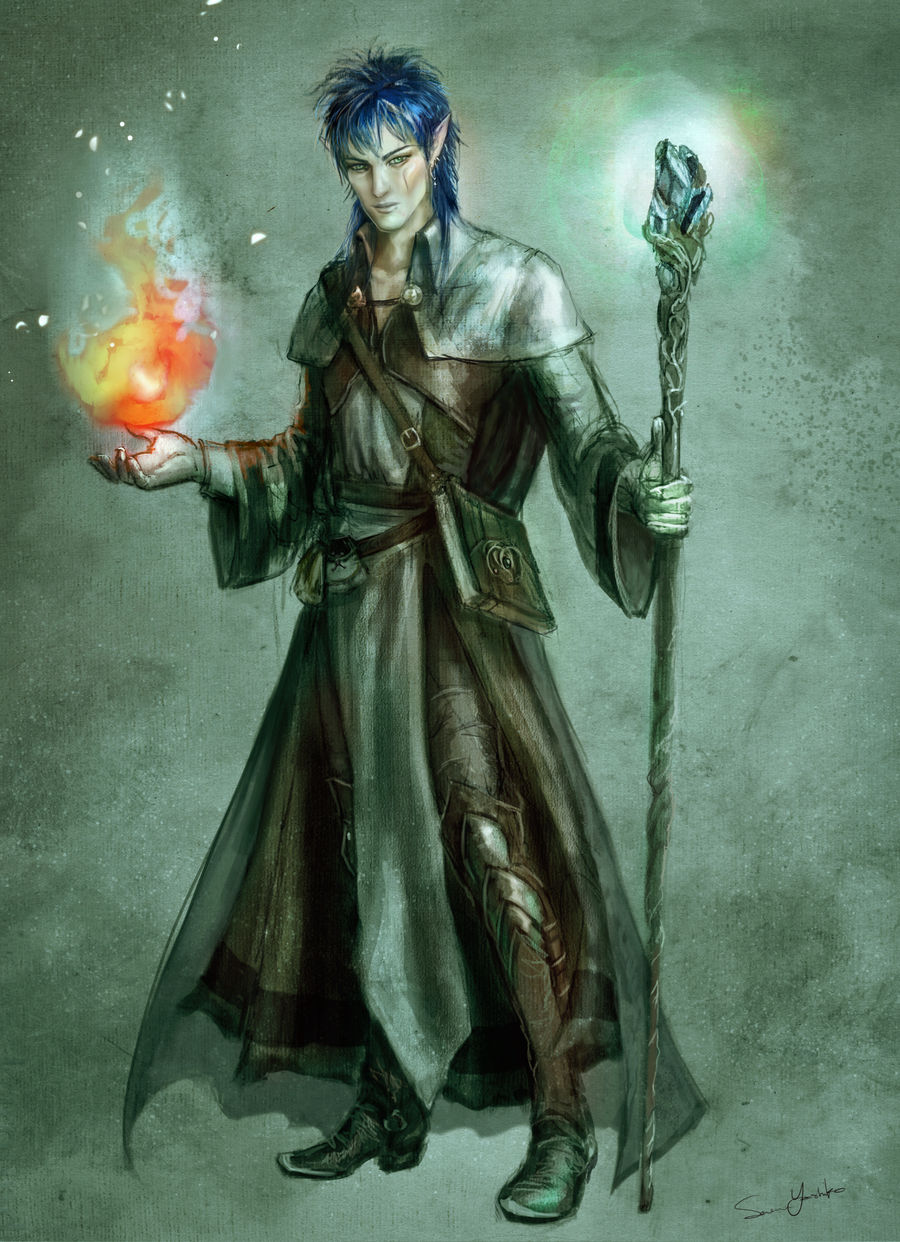 Elf Wizard dnd by SimmotoSyoshiko on DeviantArt