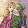 Zelda + Link - stick together